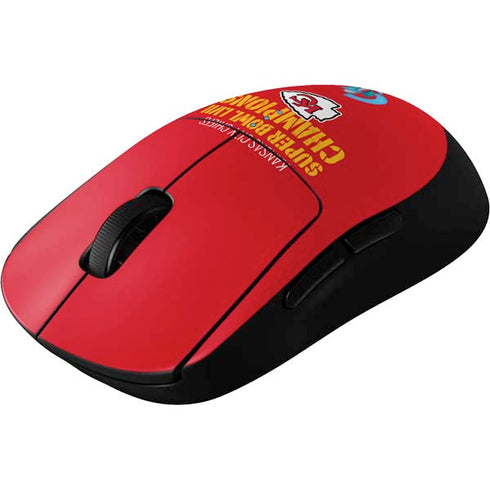 NFL Kansas City Chiefs Super Bowl LVII Champions G Pro Wireless Gaming Mouse Skin